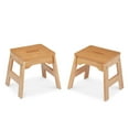 thumbnail image 6 of Melissa & Doug Wooden Stools, Multicolor, 2 Count, 6 of 6