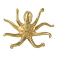 thumbnail image 4 of Pomo de gabinete Gloria tirador de latón decorativo para armario Pulpo 48x38cm, 4 of 9