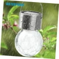 thumbnail image 2 of LINLIN Glass Pendant Light 8pcs Solar Lantern Outdoor Pendant Lights Lantern Chandelier Crackle Glass Globe Solar Lights Glass Solar Lights Outdoor Light Balls Hanging Crack Ball Lamp, 2 of 9