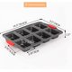 thumbnail image 2 of Molde rectangular para pan de 8 cavidades con asa de silicona, ideal para brownies y tartas de queso., 2 of 5
