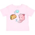 thumbnail image 3 of Inktastic An Axolotl Meets a Taco Boys or Girls Toddler T-Shirt, 3 of 5