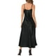 thumbnail image 3 of CURVOSPORT Vestido de Satén para Mujer con Tirantes Espagueti y Escote en V, Elegante Vestido Maxi Deslizante L Negro, 3 of 6