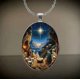 thumbnail image 4 of Colgante de Natividad | Joyería Navideña con Escena Nocturna | Collar con La Sagrada Familia | Regalo Religioso Duradero con Revestimiento de Resina | Cadena Ajustable para Uso Diario, Bautizos y Con, 4 of 4