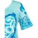 thumbnail image 3 of Tallas grandes Impresión de flores Pañuelo de la cerradura Camiseta Rosegal  Camisetas tallas grandes, 3 of 5