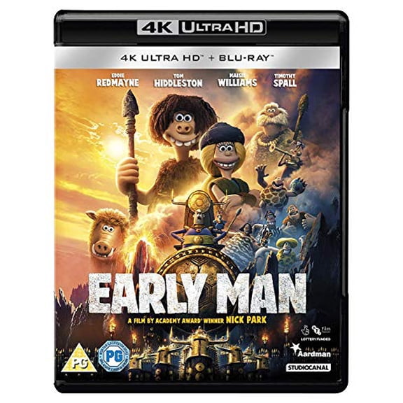 Early Man (4K Ultra HD) Eddie Redmayne Tom Hiddleston Maisie Williams Timothy Spall Rob Brydon