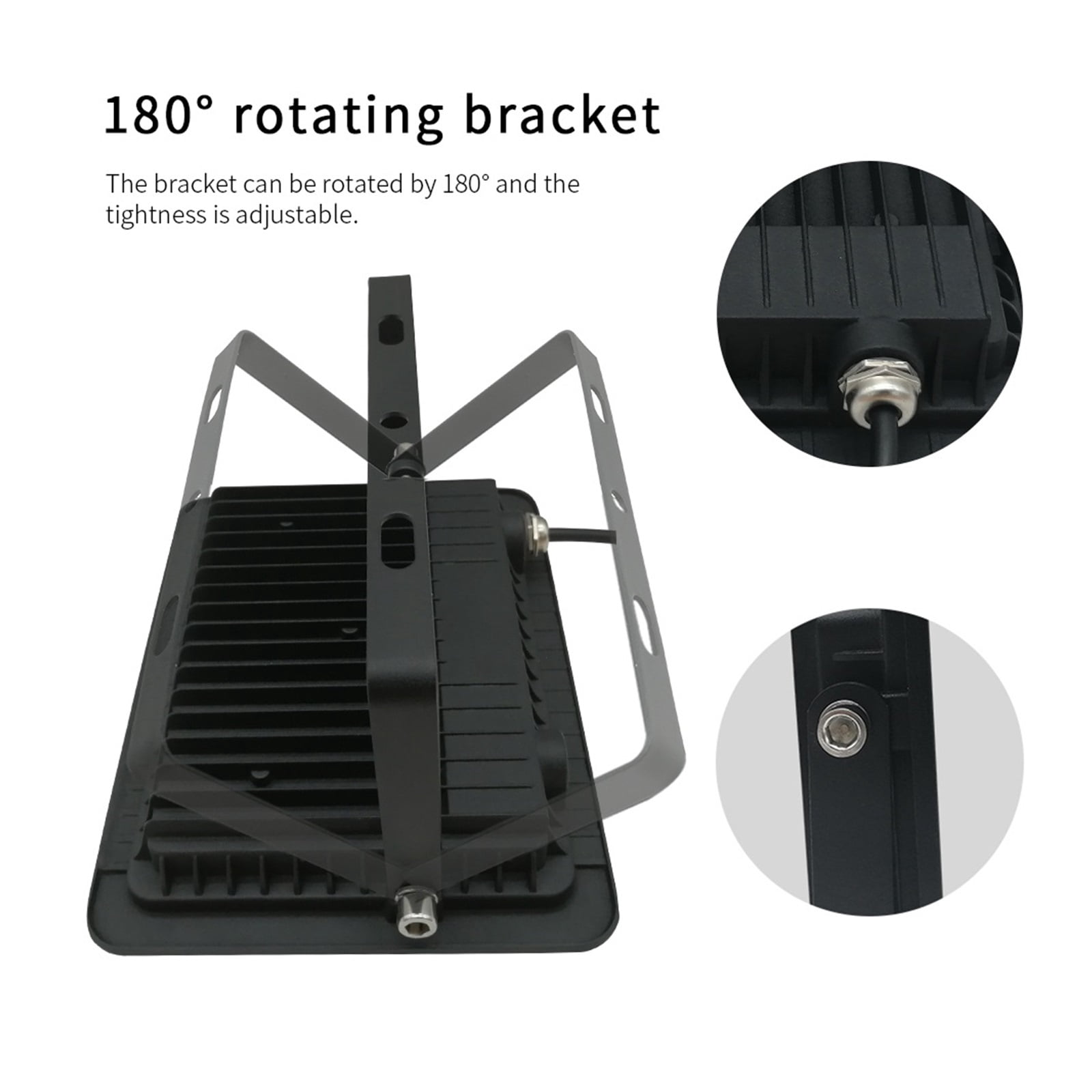 300W 200W 100W LED Flood Light 10W 20W 30W 50W High Brightness IP68 Waterproof Outdoor Lighting LED Spotlight Wall Floodlights ,Easy to Install