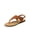 BROWN-SUEDE, variant on Women's Rhinestone Casual Wear Cute Gladiator Flat Sandals Beach Dressy T-Strap Thong Sandals