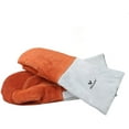 thumbnail image 5 of Vollum High-Heat Orange-Top Suede Oven Mitts 1 Pair 16 Inch, Resistant to 572F, 5 of 6