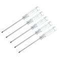 thumbnail image 1 of Unique Bargains Mini Tournevis Phillips, Tête Croisée de 3,0 mm avec Poignée Transparente pour Petits Appareils, Lot de 5, 1 of 4
