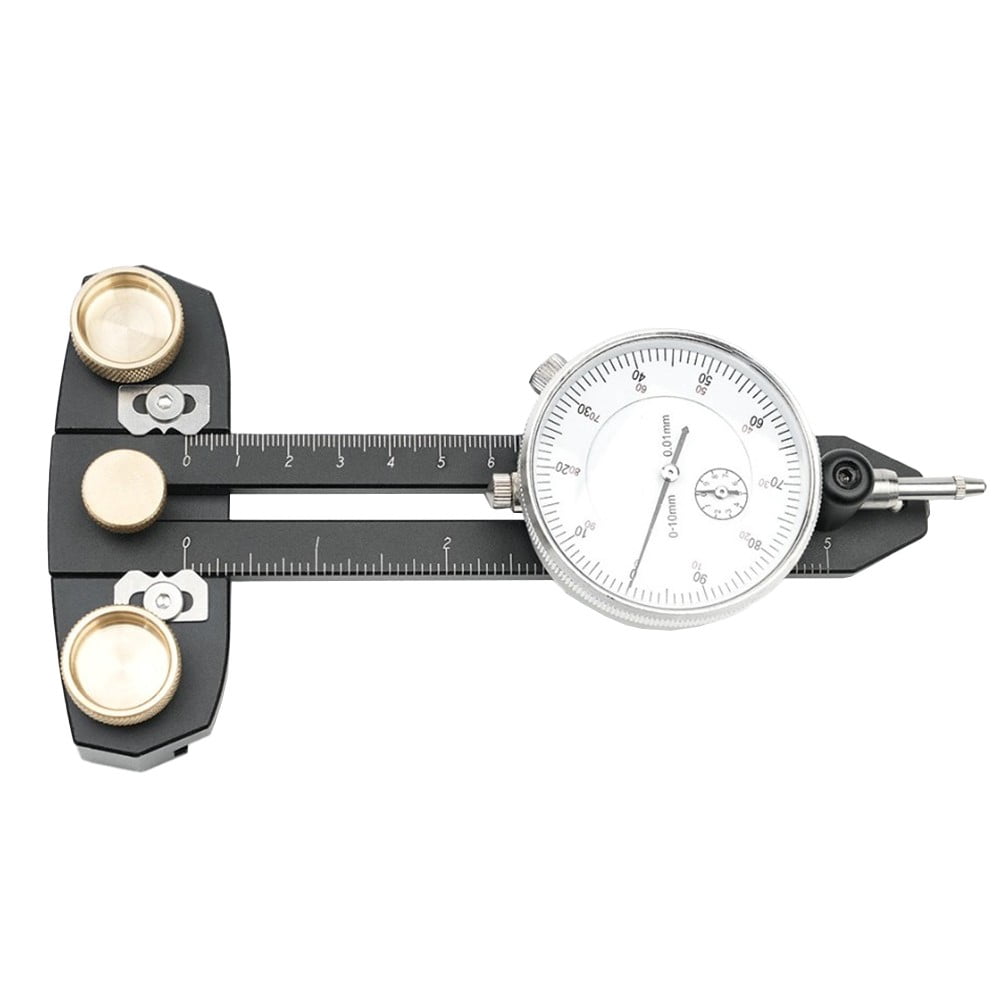 Thin Rip Jig Table Saw Guide with Dial Indicator Gauge Repetitive Narrow Strips
