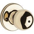 thumbnail image 2 of Kwikset Polo Bed/Bath Knob in Polished Brass, 2 of 9