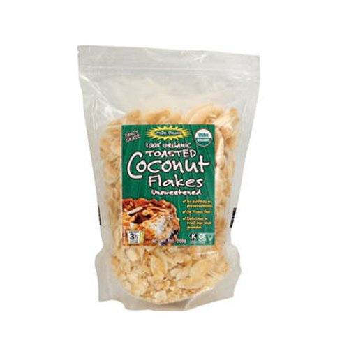 100% Organic Coconut Flakes; Toasted by Let'S Do Organics