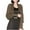 Khaki, variant on Cropped Cardigans for Women Bolero Shrug Hollow Out Crochet Cardigan Lightweight Long Sleeve Open Front Kint Cardigans Black Free Size