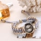 thumbnail image 2 of Reloj de cuarzo para mujer, relojes para mujer, reloj de pulsera analógico de cuarzo con cuerda de punto y cadena, reloj de cuarzo, 2 of 2