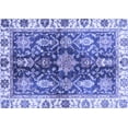thumbnail image 1 of Ahgly Company Indoor Rectangle Oriental Blue Traditional Area Rugs, 5' x 7', 1 of 4