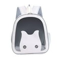 thumbnail image 3 of Bunblic Dog Backpack Carrier for Dogs Puppy Rabbits Carrying Bag for Camping Outdoor white, 3 of 8