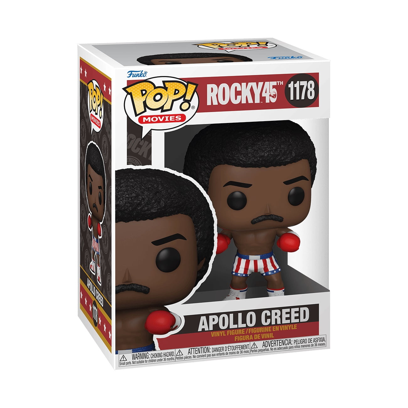 Funko Pop! Movies: Rocky 45th - Apollo Creed Vinyl Figure
