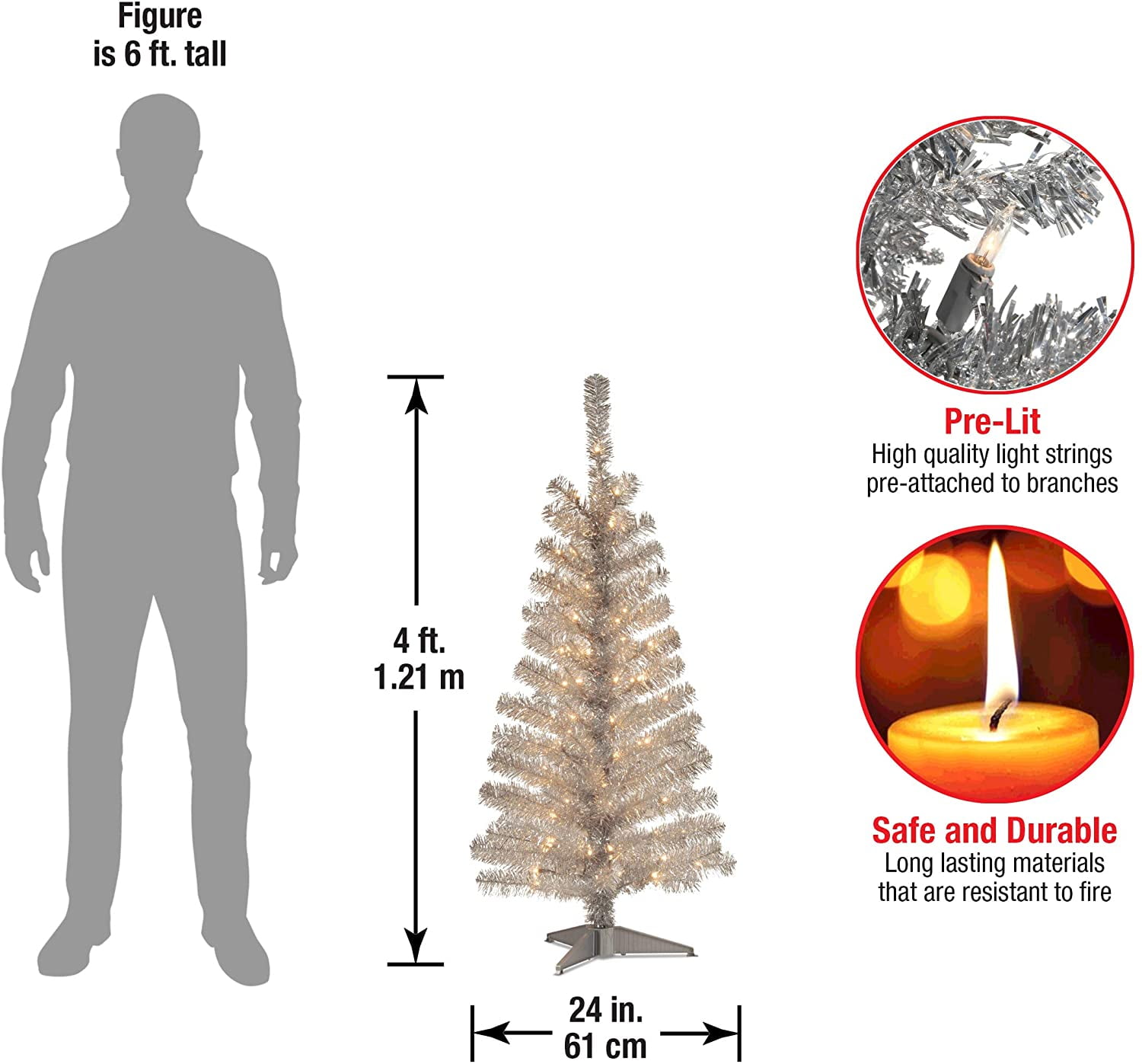 7ft pre lit christmas tree wilko amavifurniture.vn
