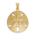 thumbnail image 3 of Collier Pendentif Étoile de Mer en Or Jaune 14k Sable Blanc Dollar, 3 of 8