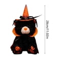 thumbnail image 7 of WYBXZ Black Pumpkin Bear Plush, 11.81IN Stuffed Animal for Halloween, Soft Lint-Free Plush, Spooky Cute Fall Decorative Pillow Toy, 7 of 7