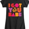 thumbnail image 3 of Sonny and Cher - I Got You Babe - Toddler And Youth Girls Fitted Short Sleeve Graphic T-Shirt, 3 of 5