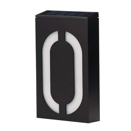 

LED Solar House Number Light Garden Numbers LED Illuminated Outdoor Plaques and Wall Art Lighted Up for Yard Street