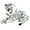 White, variant on Saphed the White Tiger | 17 Inch (Excluding the Tail!) Stuffed Animal Plush | By Tiger Tale Toys