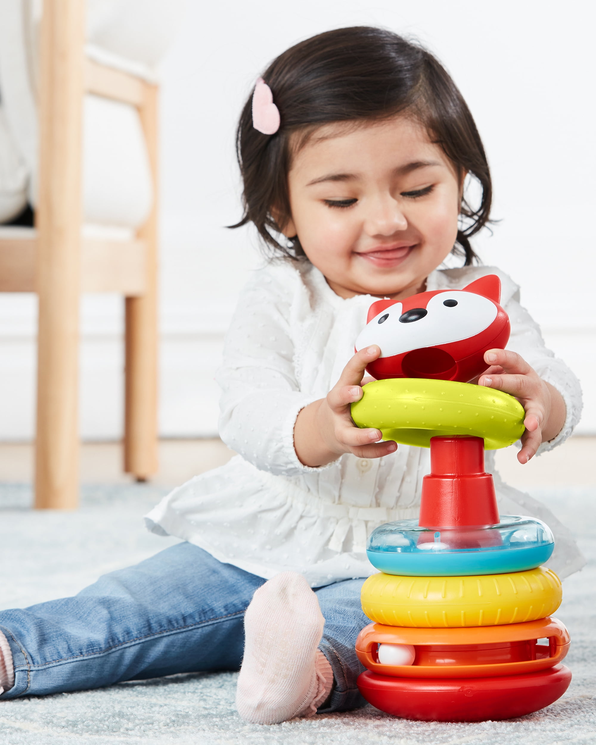 Skip Hop Explore and More Baby Stacking Toy, Fox