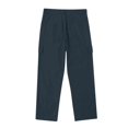 thumbnail image 3 of Homenesgenics Mens Pants Solid-Color Mid-Length Linen-Style Casual Pants with Pockets and Button Design Loose-Fit and Breathable Blue XXL, 3 of 6