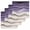 MediumPurple, variant on Purple Wave Kitchen Dish Towels for Drying Dishes Set of 4, Coastal Ombre Ocean Grey Stripes Beach Sand Waffle Weave Microfiber Hand Tea Bathroom Towels Quick Dry & Absorbent Towel 12x12