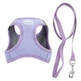 thumbnail image 2 of Spencer New No Pull Dog Harness No Choke Reflective Pet Vest Adjustable Breathable Pet Harnesses and Leash Set for Small Dogs Cats Walking, Purple, XS, 2 of 12