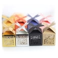 thumbnail image 4 of Gold 100 Uds. Para decoración de papel de mariposa Eid Ramadán Mubarak, caja de dulces con corte hueco, almacenamiento, suministros para fiesta islámica musulmana, 4 of 5
