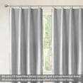 thumbnail image 2 of DriftAway Thermal Insulated Blackout Curtain Liner 2 Panels Each Liner Size 50 Inch by 80 Inch Rings Included, 2 of 7