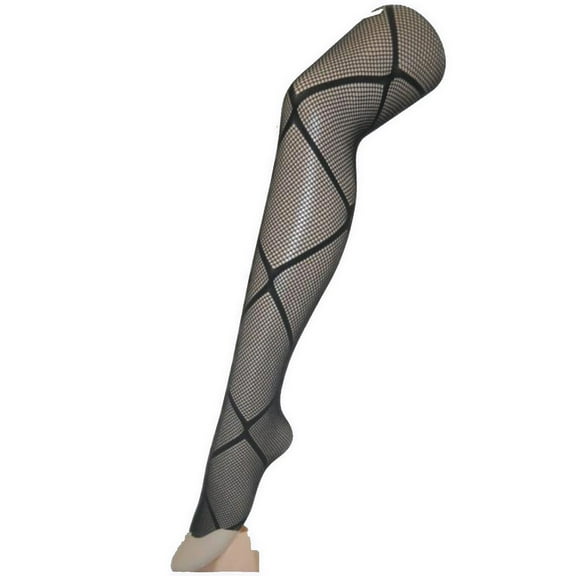 Yelete Killer Legs Simple Intertwining Line Pattern Fishnet Pantyhose