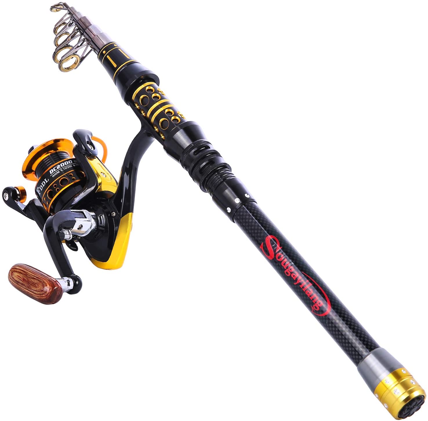 Ocean Fishing Pole Walmart "Fishing Rod Reel Combo Kit Set Mini