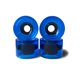 thumbnail image 1 of Eigraketly 4 piezas de accesorios para ruedas de patines, componente profesional modificado, componentes de monopatín, rodillos en línea para patinar Azul transparente, 1 of 6