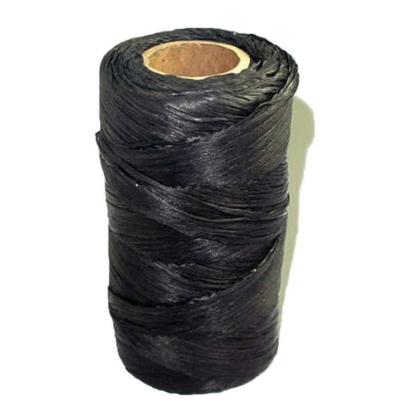 Zelikovitz Black Polyester Artificial Sinew Craft and Beading Thread, 4 oz