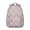Pink-1, variant on Marble Flamingo Elegant Backpack - Sophisticated Veined Pattern, Leather Bottom Protectors, Luxury Gift for Private School Attendees