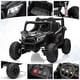 thumbnail image 2 of Yeshouse Camión UTV eléctrico de 12 V para niños, con control remoto, tracción 4x4/2x4, suspensión de muelles, neumáticos de EVA, Bluetooth, cinturón de seguridad y puertas dobles, 2 of 7