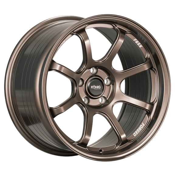 Konig Forged F6SX 18x9.5 5x120 ET44 Race Bronze Wheel (Knurled Bead)