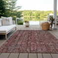 thumbnail image 6 of Addison Rugs Chantille Indoor/Outdoor Transitional Damask Pink Washable Rectangle Rug, 3' x 5', 6 of 6