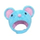 thumbnail image 3 of Gorro de ratón azul de peluche transpirable, bonito gorro de dibujos animados para carnaval y cosplay, 3 of 7