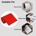 thumbnail image 4 of Unique Bargains 3.93'x328' (100mmx100m) Wax Thermal Transfer Ribbon, 1 Roll 1' Core Ink Out Barcode Printer Ribbon, Red, 4 of 6