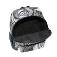 thumbnail image 6 of FORMRS School Backpack with Front Zippered Pocket 12" Student Travel Daypack, Black Roses, 6 of 6