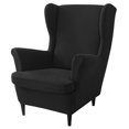 thumbnail image 1 of CHOK 2024 Wing Chair Slipcover Chair Covers For Wingback Chairs Stretch Sofa Cover Furniture Protector Couch Soft With Elastic Bottom-Pink-Chair Cover, 1 of 6