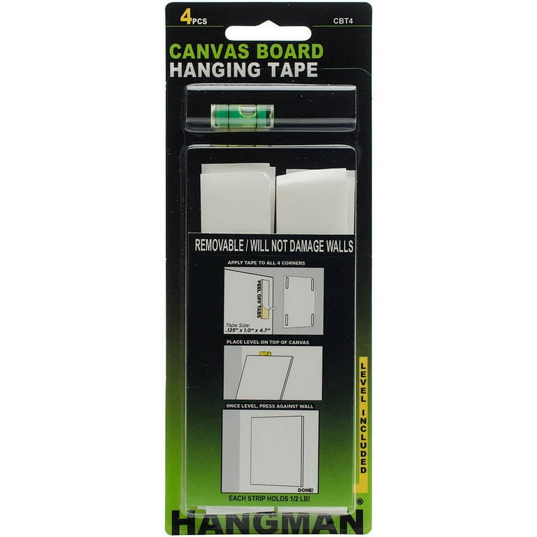 Hangman Canvas board hanging tape