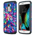 thumbnail image 2 of LG K8 Case | LG Escape 3 Case, Slim Hybrid Dual Layer Armor Case Cover for LG K8 | Escape 3 - Rainbow Flower, 2 of 3