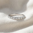 thumbnail image 3 of Pompeii 1/2 Ct Lab Grown Diamond Stackable Anniversary Wedding Ring White Gold, 3 of 4