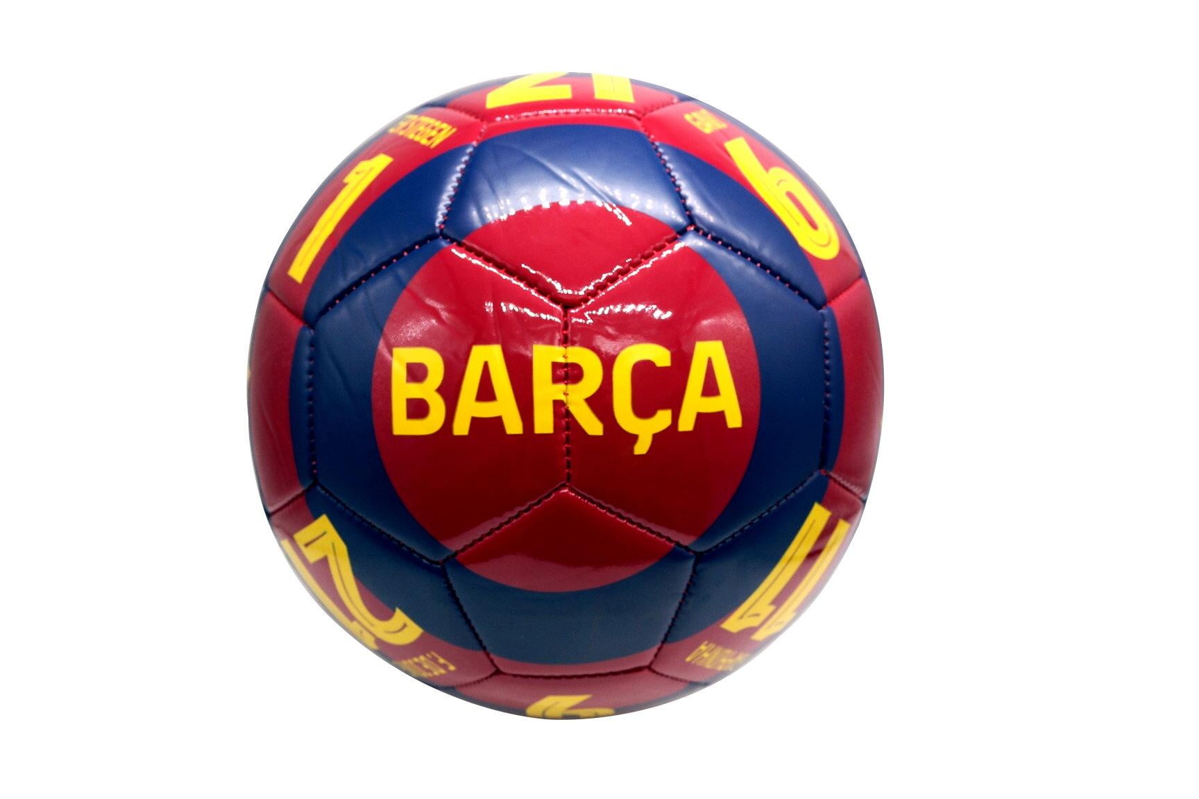 Icon Sports FC Barcelona Soccer Ball Official Licensed Player Number Ball 06 [Size 5]