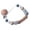 Grey, variant on NIBOLOG Silicone Wooden Baby Pacifier Clip Chain Beads Teether Nipple Soother Holder